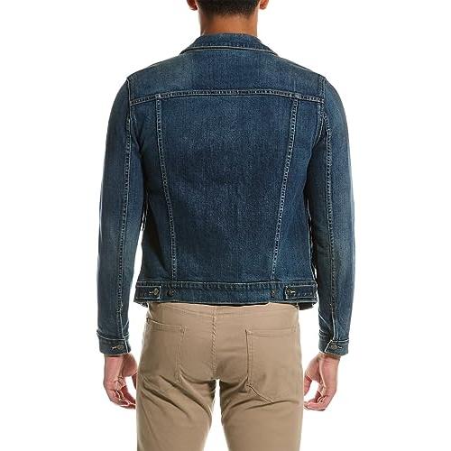 【並行輸入品】Vince Mens Trucker Denim Jacket, Lの画像