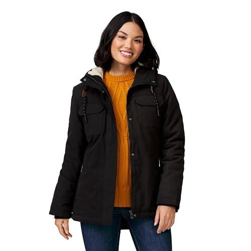 【並行輸入品】Free Country Women's Cascade Canvas Riva II Jacket Black Lの画像