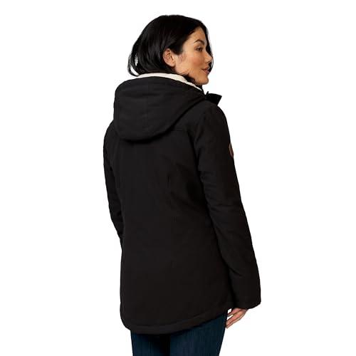 【並行輸入品】Free Country Women's Cascade Canvas Riva II Jacket Black Lの画像