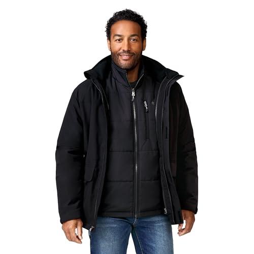 【並行輸入品】Free Country Men's Ski Patrol 3 in 1 Systems Jacket Black XXLの画像