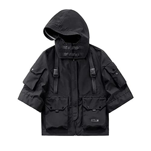 【並行輸入品】Niepce Inc Japanese Streetwear Techwear Men’s Short Sleeves Jackの画像