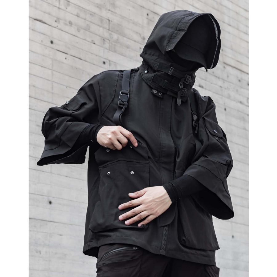 【並行輸入品】Niepce Inc Japanese Streetwear Techwear Men’s Short Sleeves Jackの画像