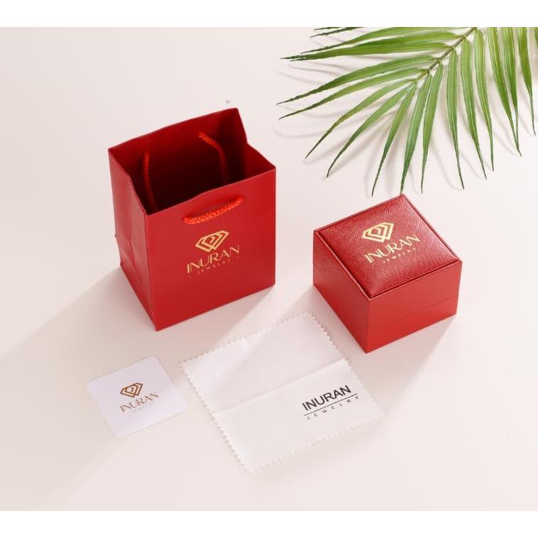 【並行輸入品】INURAN 18K gold band Rings Personalized For Couples 5mm womens and mの画像