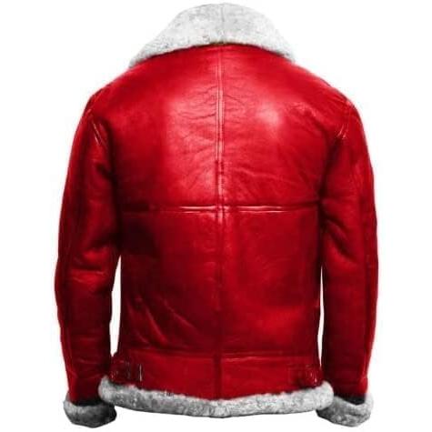 【並行輸入品】RushClothing Men's B3 Bomber Shearling Aviator Christmas Holidayの画像