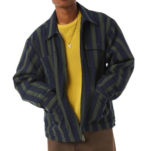 【並行輸入品】HUF Ludlow Denim Chore Jacket   Avocado   XLの画像