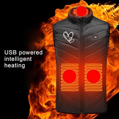 【並行輸入品】Plus Size Heated Coat For Men And Women 9 Heating Heated Jacketの画像