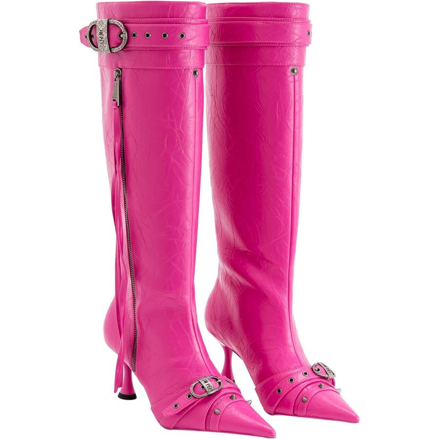 JW PEI Nico Faux Fur Studded Boot - Bright Pink　並行輸入品｜good-face｜04