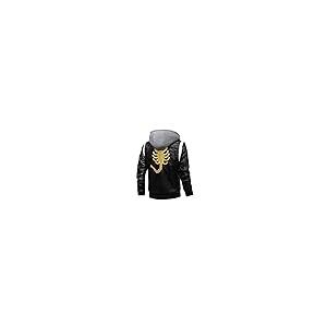【並行輸入品】Leather Jacket For Men Leather Biker Jacket Men Stand Collar Puの画像