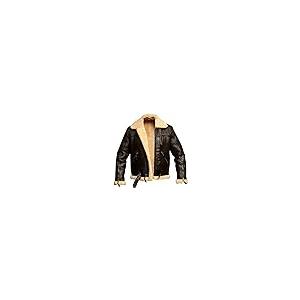 【並行輸入品】MISTRIL Men B3 Bomber Aviator Shearling Sheepskin Leather Winterの画像