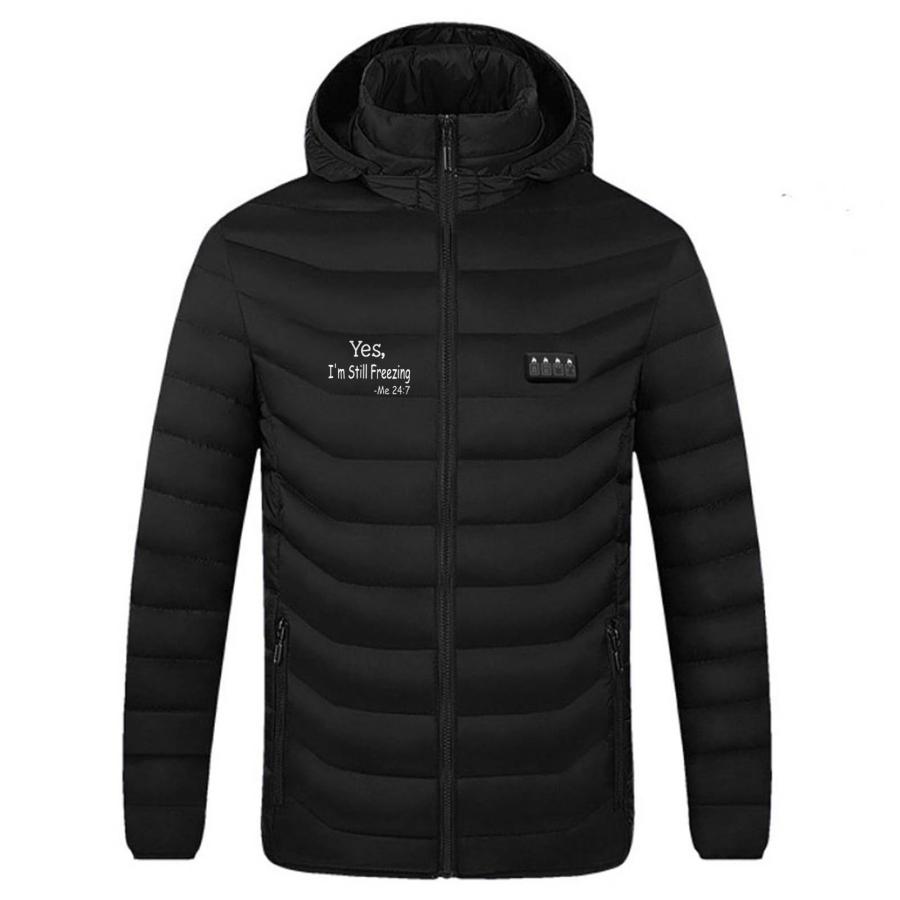 【並行輸入品】Zeiyignr Heated Jackets for Men Headted Winter Coats Hoodie Outdの画像