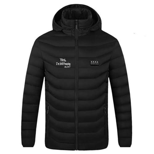 【並行輸入品】Zeiyignr Heated Jackets for Men Headted Winter Coats Hoodie Outdの画像