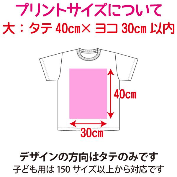 オリジナルTシャツ　3枚￼ オリジナルで作るTシャツ印刷 大サイズ3色プリント 製作枚数3枚