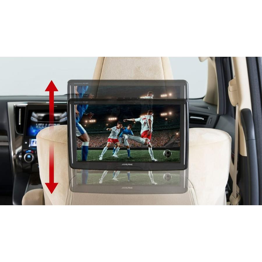 アルパイン(ALPINE) 9インチ ヘッドレスト取付け型リアモニター PKG