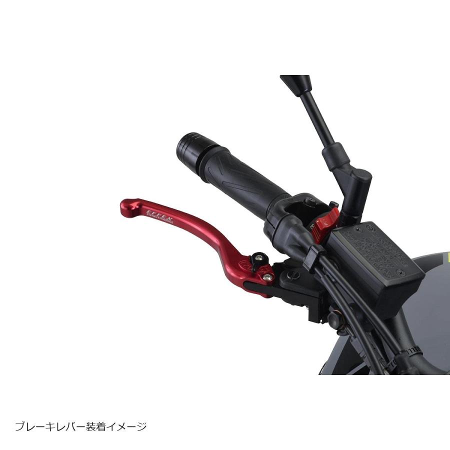 エフェックス(EFFEX) スムースフィットレバー レッド TRACER9 GT＋／TRACER9 GT ／MT-09 EAL038R