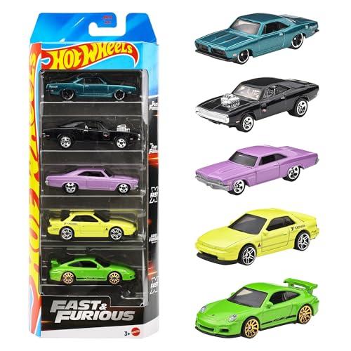 ホットウィール(Hot Wheels) ワイルド・スピード 5パック 乗り物