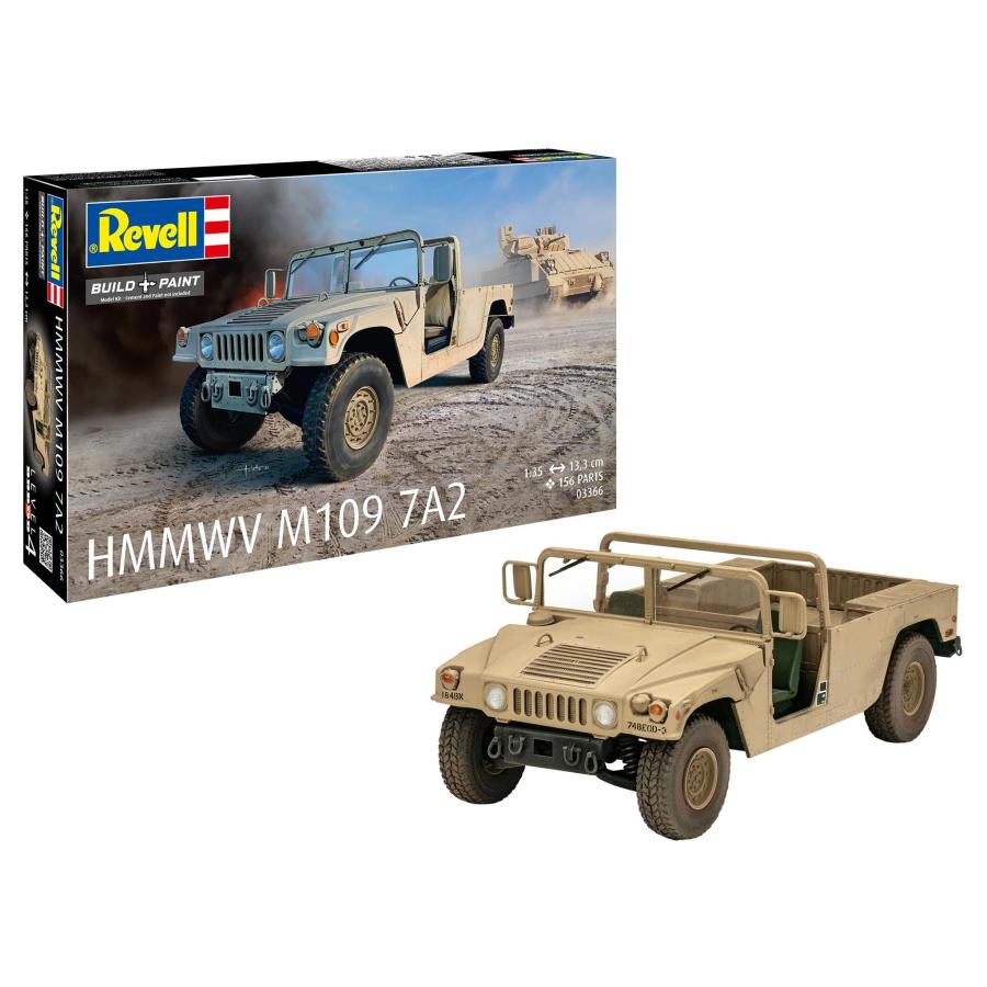 ドイツレベル 1/35 HMMWVハンヴィー M1097A2 プラモデル 03366 (戦闘