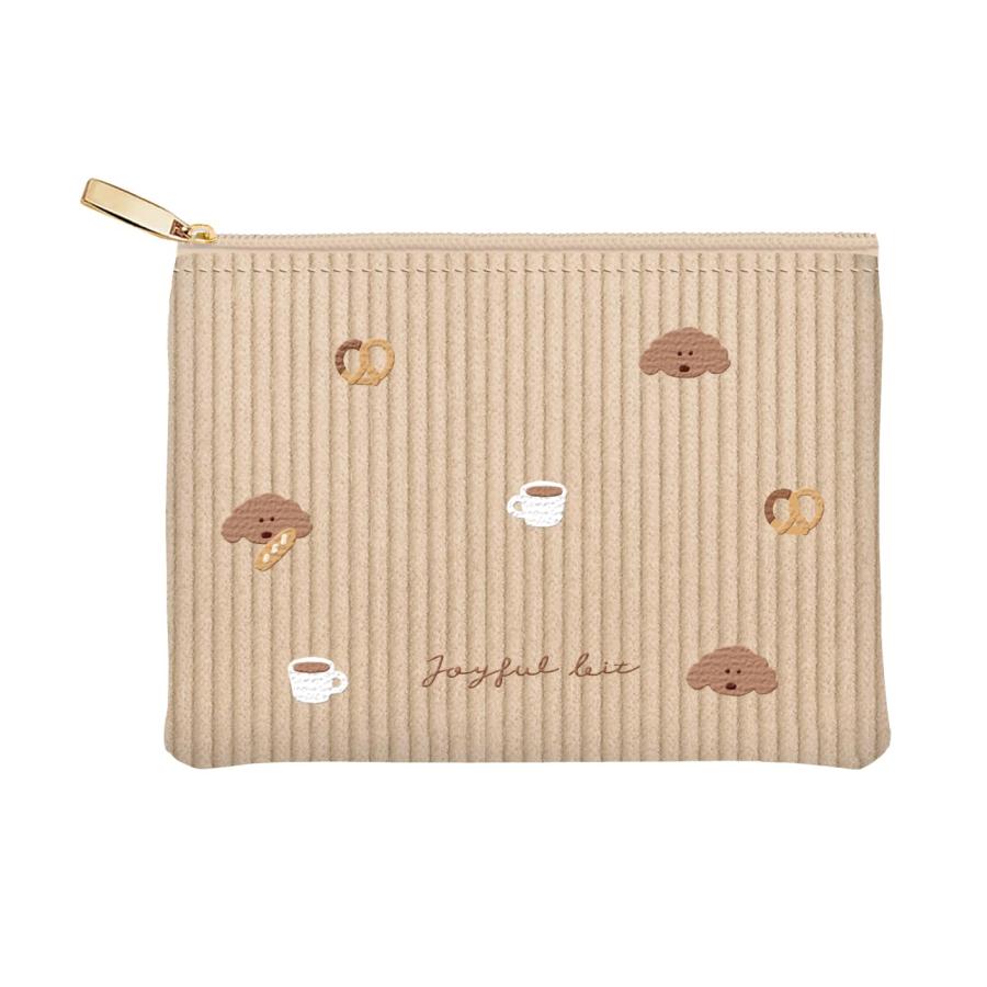 フラットポーチ flatpouch2 ポーチ ジョイフルビットいぬ : Good-Item
