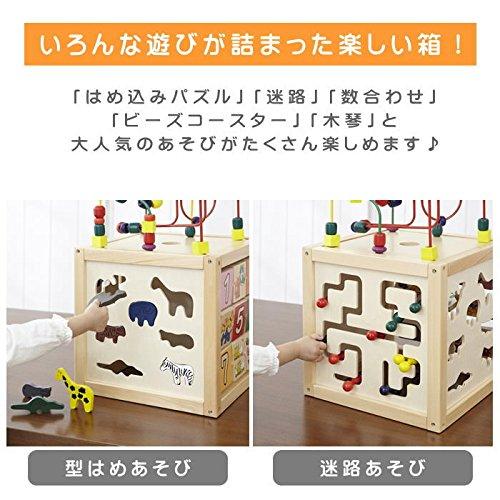 エド・インター 森のあそび箱 木のおもちゃ 型はめ パズル 806487