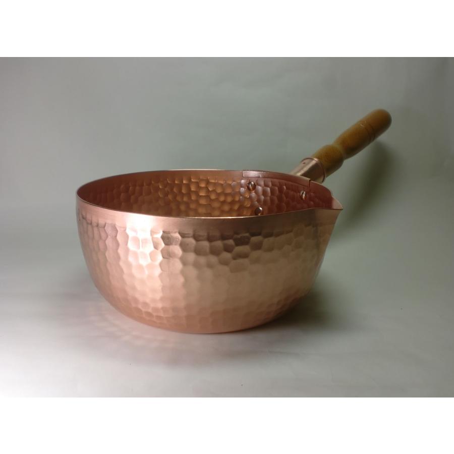銅 打出 片口雪平鍋(内面錫引無)18cm : Good-Item 3号店 - 通販