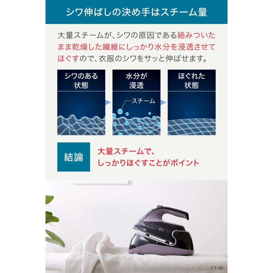 ティファール コードレス スチームアイロン (ジェットスチーム 最大80g
