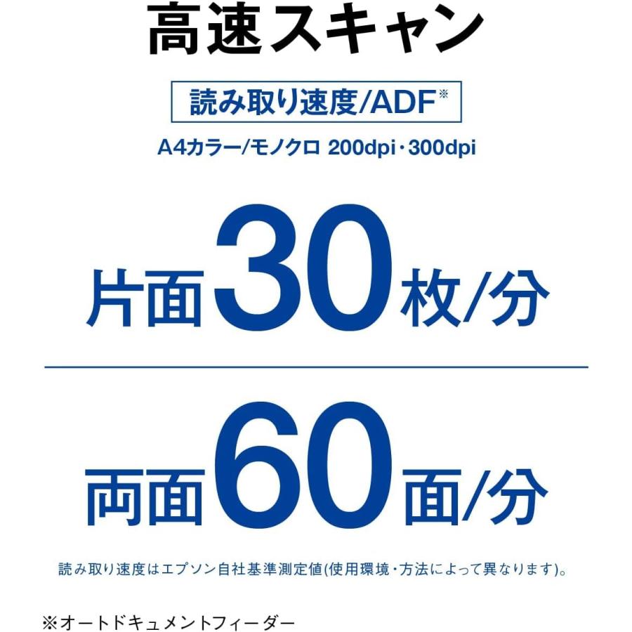 エプソン A4ドキュメントスキャナー DS-C420W (A4シートフィード/毎分30枚/Uターン/2way給紙/Wi-Fi対応/e-文書モード搭載)_2