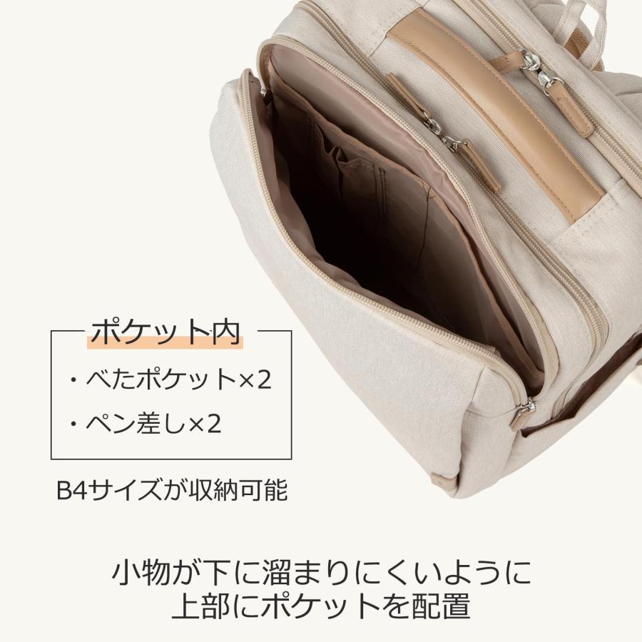 [エース] リュックサック B4 15.6インチPC 通勤 通学 大容量 軽量 UBP-401 11891 ネイビー_4