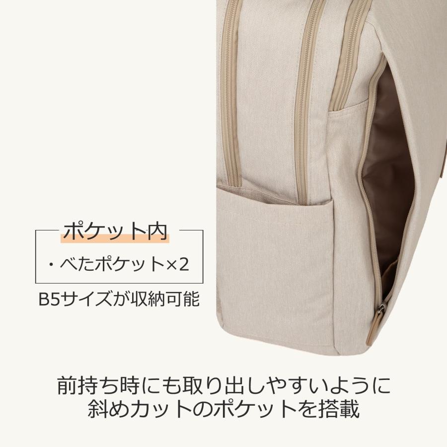[エース] リュックサック B4 15.6インチPC 通勤 通学 大容量 軽量 UBP-401 11891 ネイビー_5
