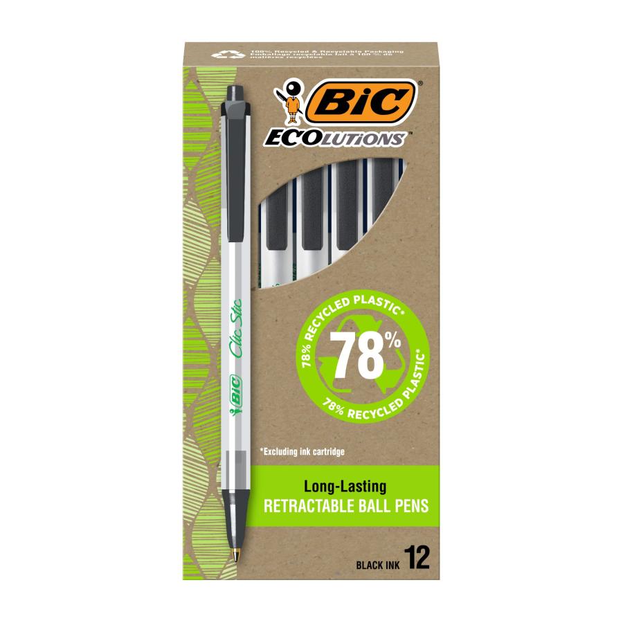ビック(Bic) ボールペン エコリューションズ クリックスティック 1.0