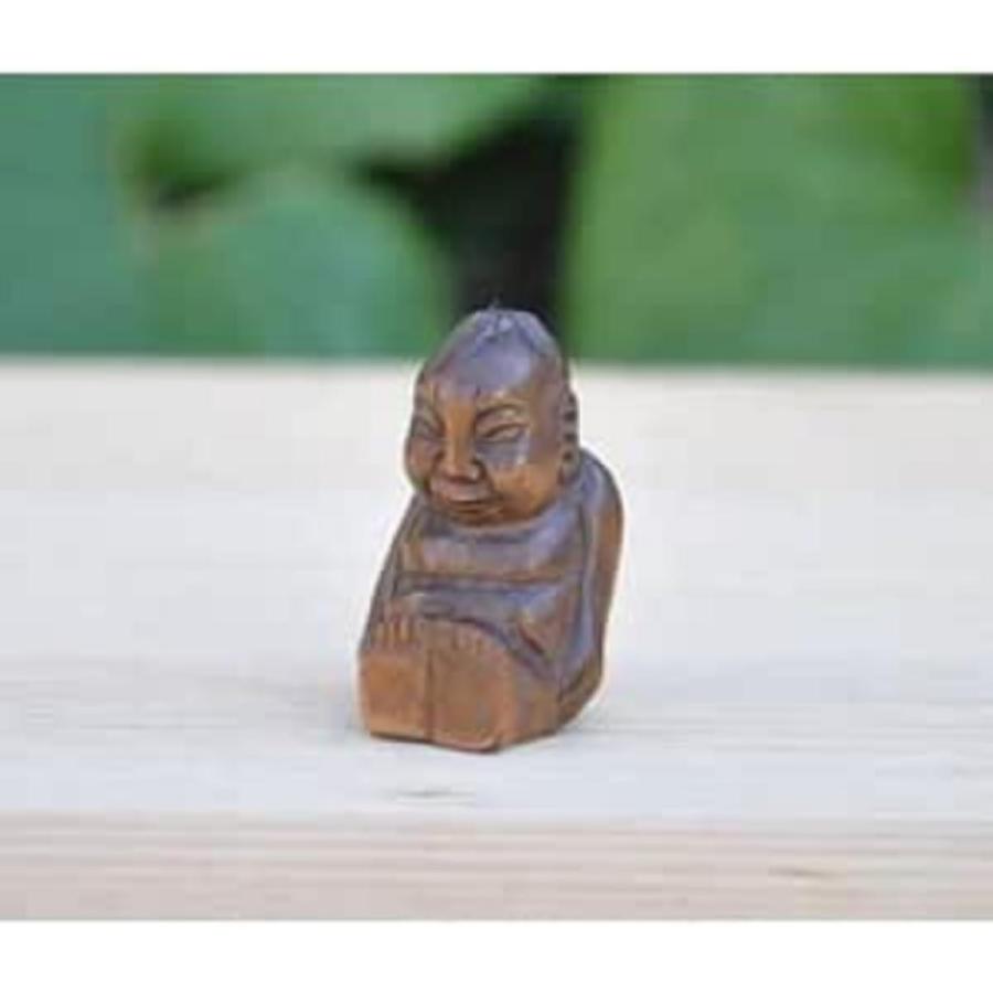 木彫り ビリケンさん 根付 (小) 30mm 手彫り : Good-Item 4号店 - 通販 