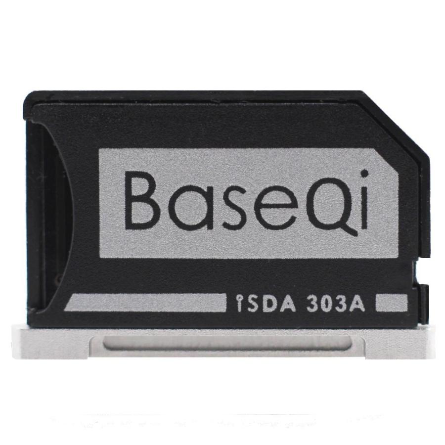 BaseQi iSDA 高精度 アルミニウム製 MicroSD カード アダプター (Macbook Pro 13
