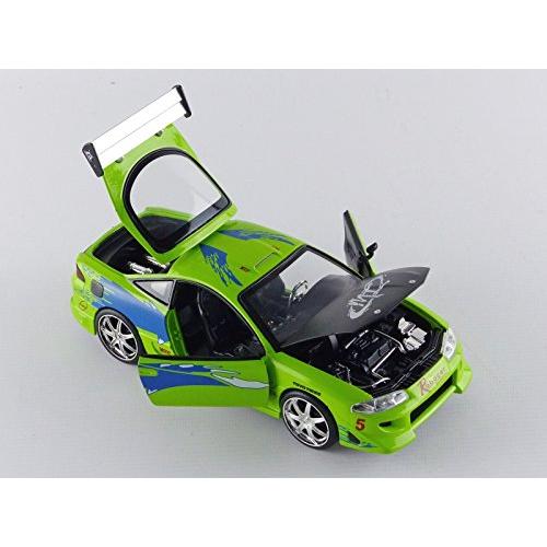 【2台セット】1/64 ムービーカーコレクション（エクリプス緑／S15オレンジ Amazon.co.jp: Brian 's Mitsubishi Eclipseグリーン