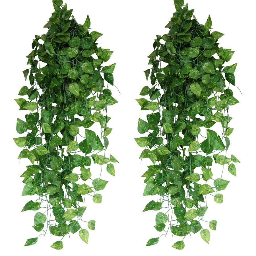 造花グリーン 人工観葉植物 フェイクグリーン 24本入り【Xiaz】造花藤