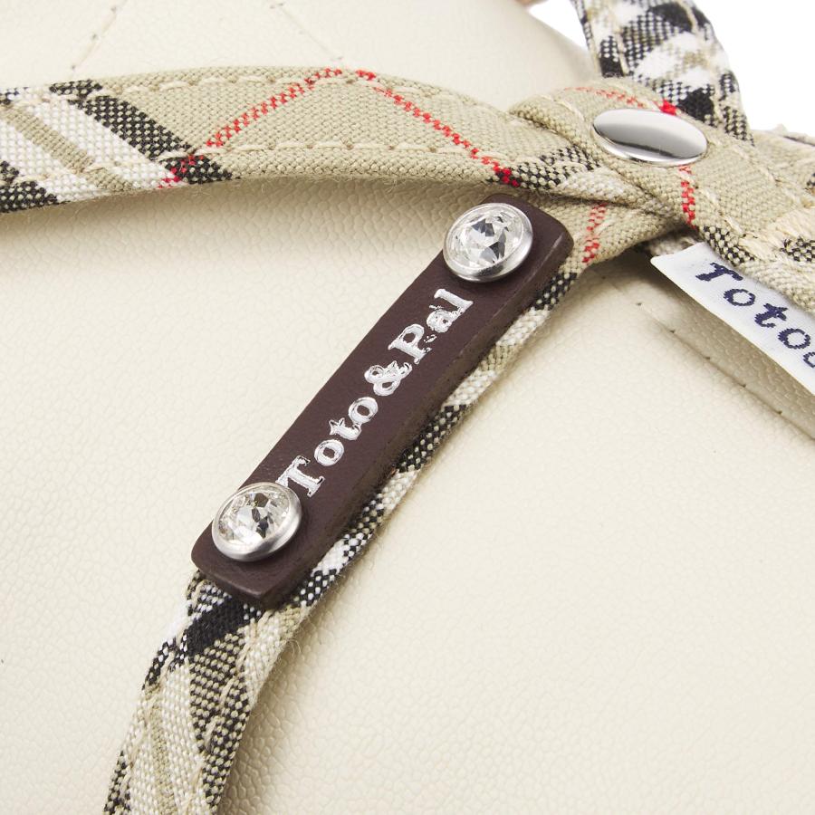 Toto&Pal ロイヤルタータンチェック首入れハーネス