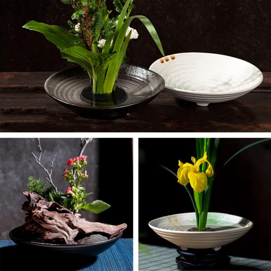 HIGHAWK花器 華道 生け花用 水盤 花瓶 陶器 挿花 フラワーベース HIGHAWK花器 華道 生け花用 水盤 花瓶 陶器 挿花 フラワーベース