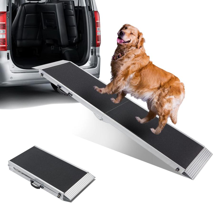 アルミスロープ 犬 スロープ ペットスロープ 伸縮式 耐荷重 85kg