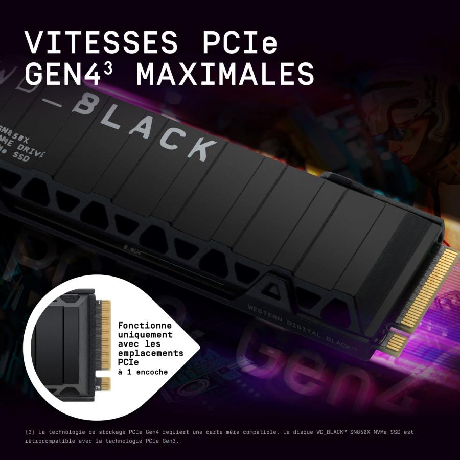 WD_BLACK 1TB SN850X NVMe 内蔵型ゲーミングSSD Amazon.com: WD_BLACK 1TB SN850X NVMe Internal Gaming SSD