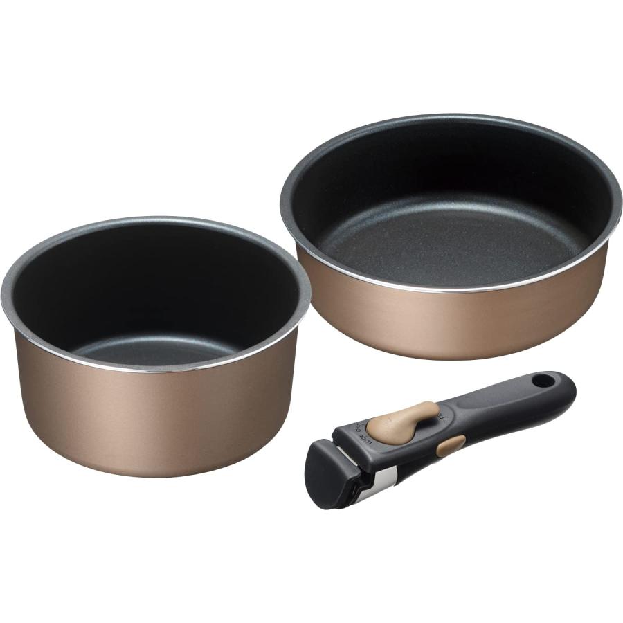 和平フレイズ(Wahei freiz) IH対応 着脱ハンドル 鍋 2点 A MB-2438 | 