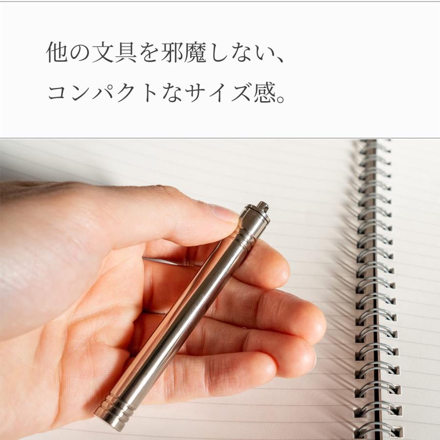 Cotobase シャー芯ケース チタン製 (シャーペン 芯入れ) 替芯