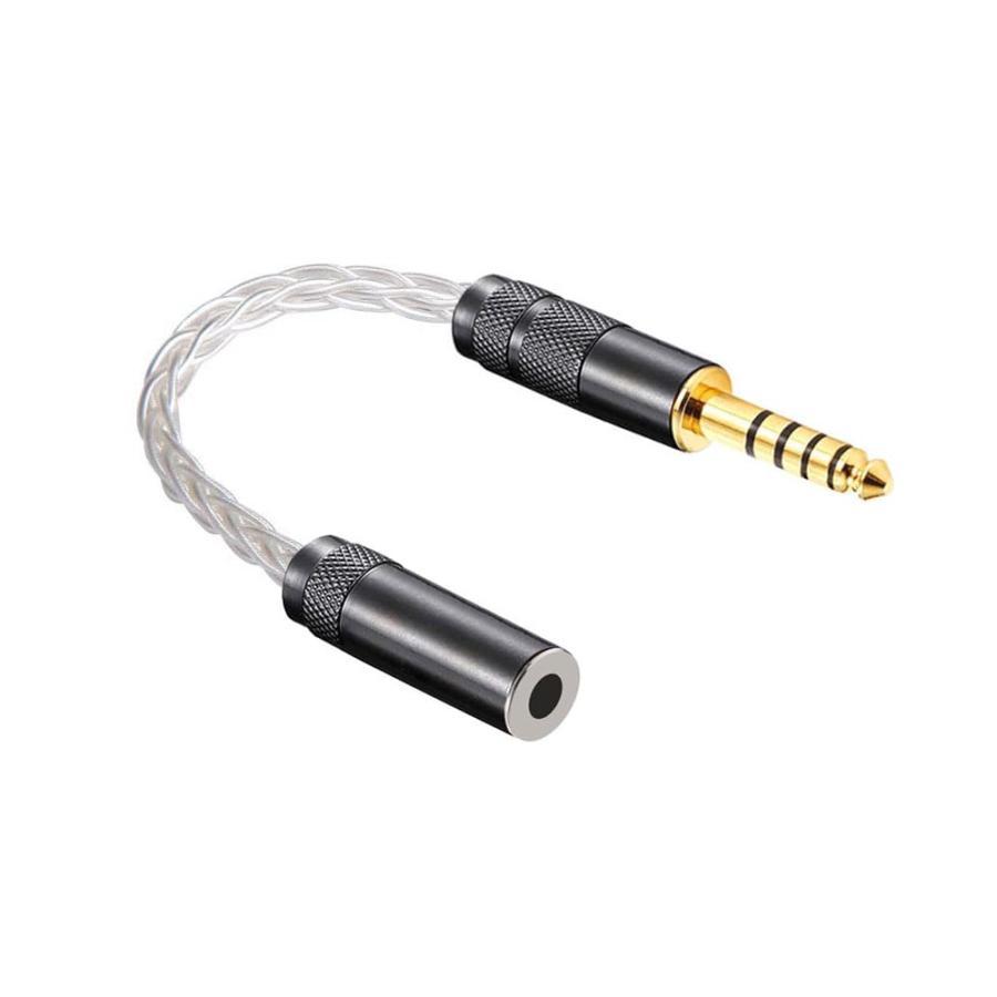3.5mm-4.4mm 変換ケーブルqdc端子-4.4mm バランスケーブル
