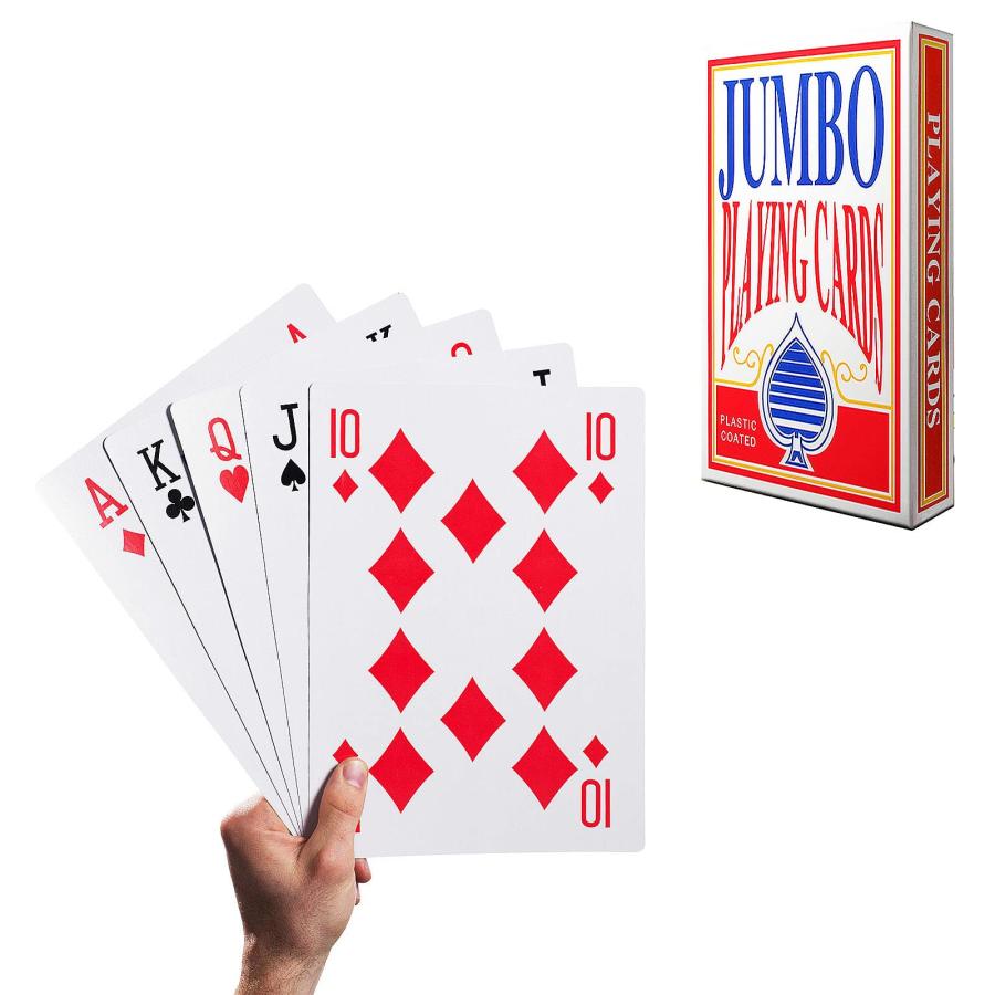 トランプ 特大 カードゲーム ブリッジサイズ ジョーク グッズ マジック