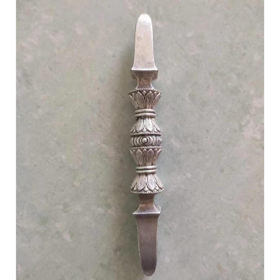 dsdsad】独鈷杵 白銅製 長さ16cm 金剛杵 密教法具 寺院用仏具 dsdsad】独鈷杵 白銅製 長さ16cm 金剛杵 密教法具 寺院用仏具
