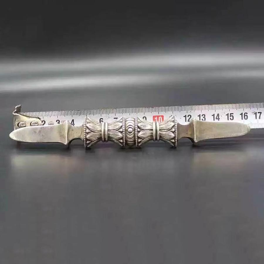 dsdsad】独鈷杵 白銅製 長さ16cm 金剛杵 密教法具 寺院用仏具 dsdsad】独鈷杵 白銅製 長さ16cm 金剛杵 密教法具 寺院用仏具
