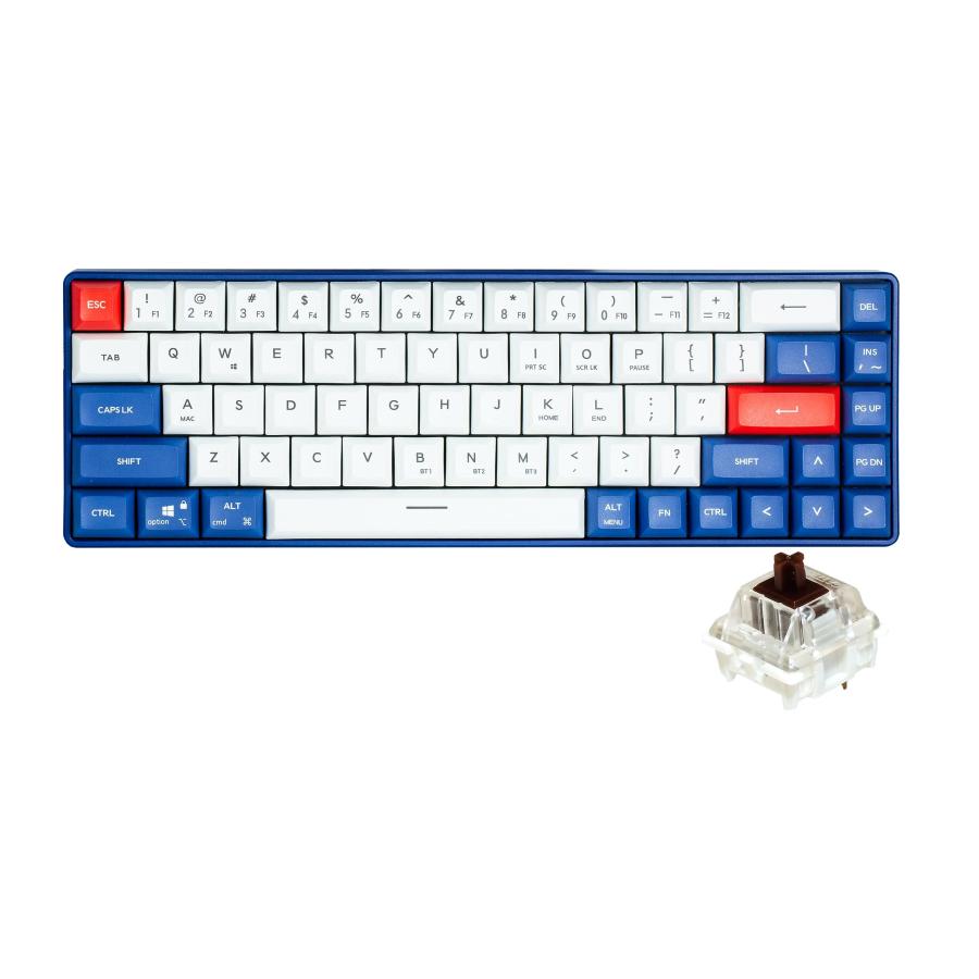 ZALMAN K610 (茶軸/ブルー) ゲーミングキーボード ZM-K610 BLN KB718 |  | 01