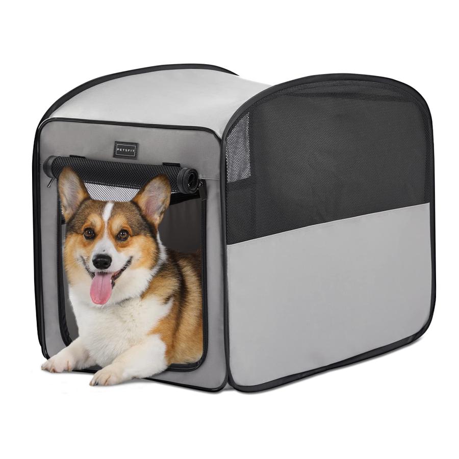 Petsfit 折りたたみ クレート ソフトクレート 犬 ケージ 中型犬 大型犬