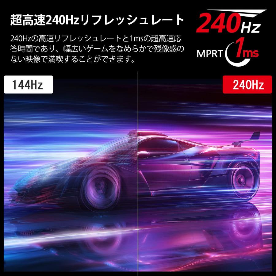 Z-EDGE モニター 24インチ 240Hz/1ms ゲーミングモニター Z-EDGE モニター 24インチ 240Hz/1ms ゲーミングモニター