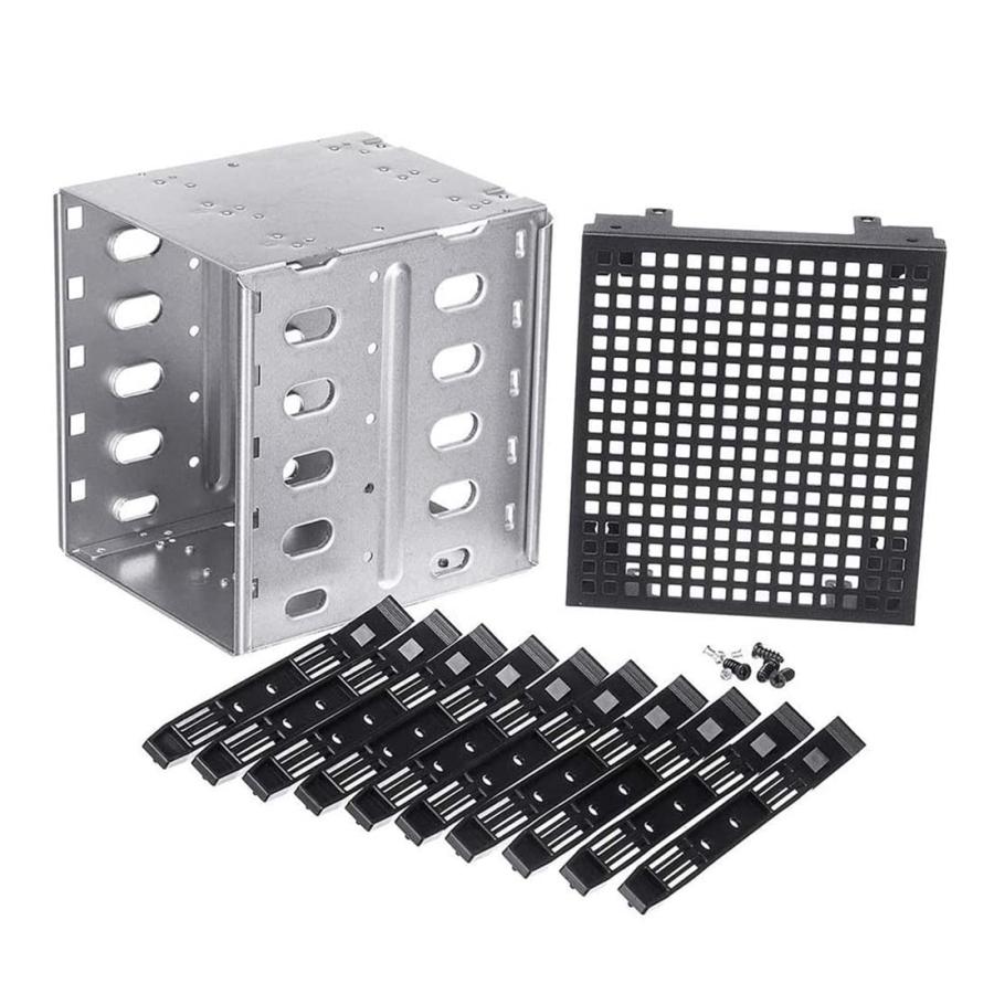 Xsdjasd 5.25 インチから 5 x 3.5 インチ SATA HDD ケージ ラック