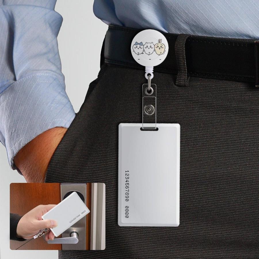 可愛 小動物 アニメです 吊り下げ名札用リール リールキーホルダー 強力 金属ワイヤー 伸びるリールストラップ リールクリップ 社員証/定期入れ/パス |  | 03