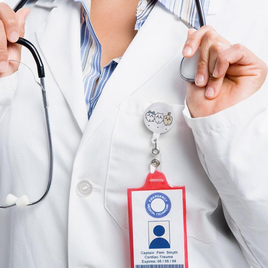 可愛 小動物 アニメです 吊り下げ名札用リール リールキーホルダー 強力 金属ワイヤー 伸びるリールストラップ リールクリップ 社員証/定期入れ/パス |  | 04