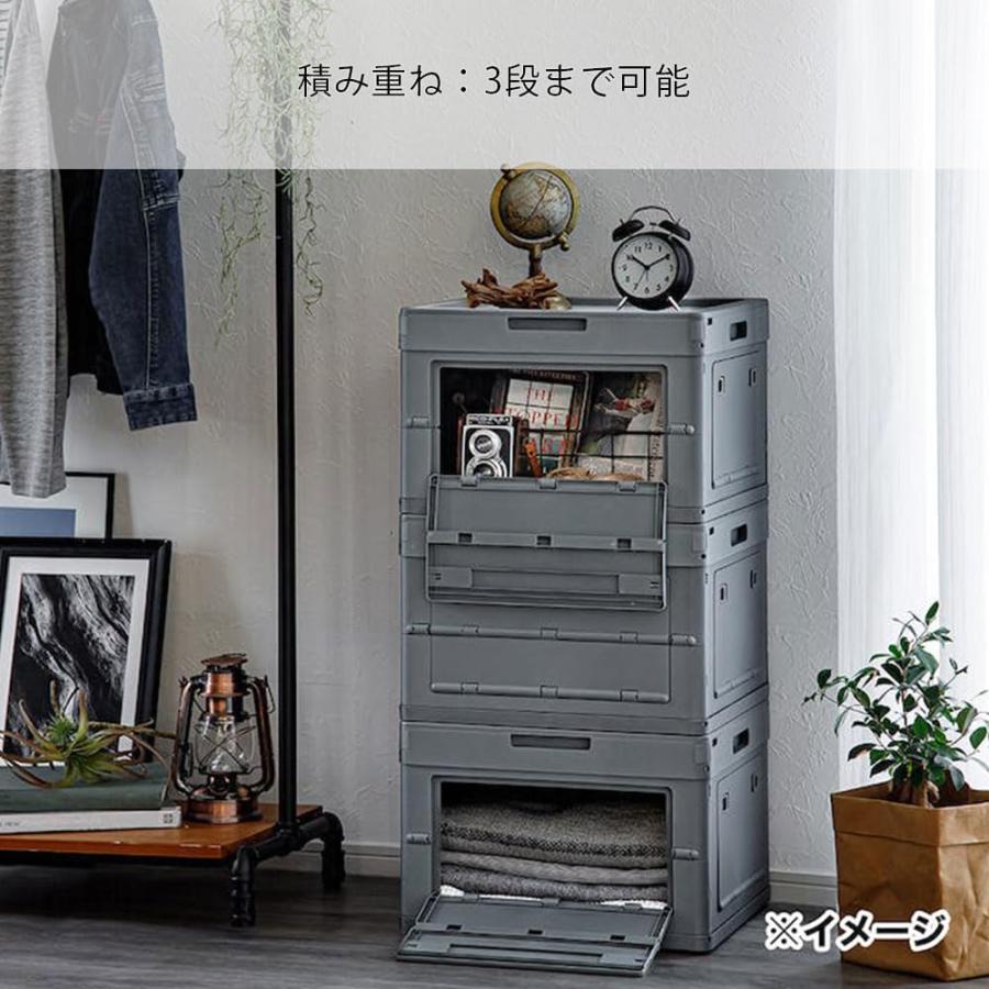 カインズ(CAINZ) 折りたたみキャリコ Cari＋con シックグレー 幅