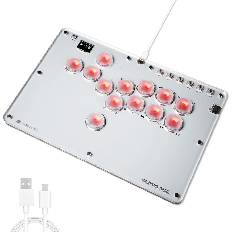 Haute42 レバーレスコントローラー アケコン レバーレス薄型ロープロ13ボタン for PC/Switch/PS4 PS3 RGB LEDライト : s-b0cqlvz64h-20240912 : Good-Item 4号店 - 通販 - Yahoo!ショッピング Haute42 レバーレスコントローラー アケコン レバーレス薄型ロープロ13ボタン for PC/Switch/PS4 PS3 RGB LEDライト : s-b0cqlvz64h-20240912 : Good-Item 4号店 - 通販 - Yahoo!ショッピング